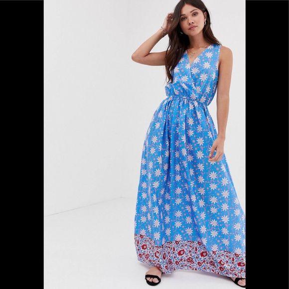 Parisian Works Dresses & Skirts - ⭐️⭐️HOST PICK⭐️⭐️ PARISIAN wrap front border print maxi dress